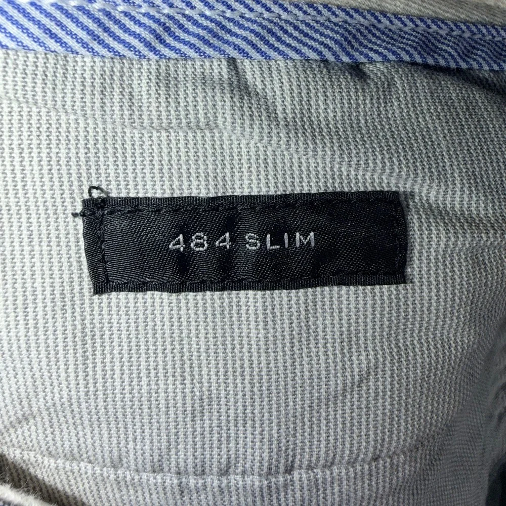 J.Crew Mens 484 Slim Fit Chino Pants Size 28x32‎ Blue Stretch Flat Front